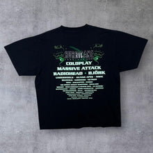 Load image into Gallery viewer, Vintage Hurricane Festival 2003 Music Band Lineup Graphic Black T-Shirt
