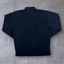 Load image into Gallery viewer, Early 00&#39;s Identic Gothic Y2K Dragon Concealed Button Black Long Sleeve Shirt
