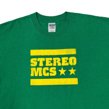 Load image into Gallery viewer, Early 00’s STEREO MCS Graphic Spellout Hip Hop Dance House Music Band T-Shirt
