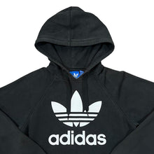 Load image into Gallery viewer, ADIDAS Classic Big Logo Spellout Graphic Black Pullover Hoodie
