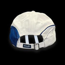 Load image into Gallery viewer, Early 00’s WRANGLER Embroidered Spellout Mesh Panel Patterned Baseball Cap
