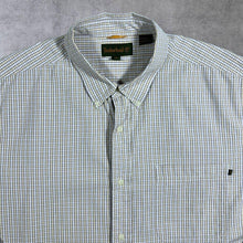 Load image into Gallery viewer, Vintage Timberland White Yellow Blue Check Cotton Long Sleeve Button-Up Shirt
