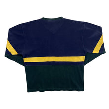 Load image into Gallery viewer, Vintage 90&#39;s County Seat Multi Colour Block V-Neck Sweatshirt
