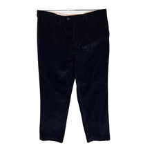Load image into Gallery viewer, Navy Blue Classic Chunky Corduroy Cord Straight Leg Chino Trousers
