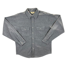 Load image into Gallery viewer, Vintage Trails End Made In USA Union Made Grey Cotton Flannel Long Sleeve Shirt
