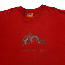 Load image into Gallery viewer, Vintage 90&#39;s DOLPHIN MOSAIC &quot;Delos&quot; Souvenir Animal Spellout Graphic T-Shirt
