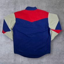 Load image into Gallery viewer, Vintage Cowboy Threads Western Colour Block Made In USA Long Sleeve Butotn-Up Shirt

