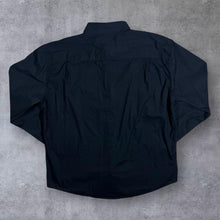 Load image into Gallery viewer, Atlas For Men Cowboy Western Black White Cotton Long Sleeve Shirt
