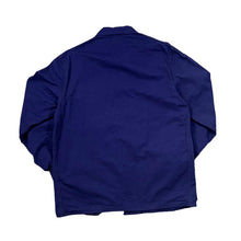 Load image into Gallery viewer, Vintage 90&#39;s Classic French Style Workwear Chore Skater Navy Blue Cotton Jacket
