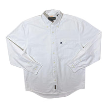 Load image into Gallery viewer, Vintage Timberland Classic White Long Sleeve Button-Up Cotton Shirt
