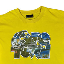 Load image into Gallery viewer, QUIKSILVER &quot;Cape Town&quot; South Africa&quot; Skater Surfer Graphic Yellow T-Shirt
