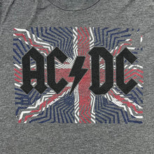 Load image into Gallery viewer, AC/DC (2010) Union Jack Logo Spellout Graphic Hard Rock Band T-Shirt
