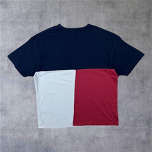 Load image into Gallery viewer, Vintage Paco Colour Colour Block Mini Embroidered Logo Short Sleeve T-Shirt

