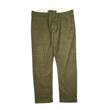Load image into Gallery viewer, POLO RALPH LAUREN Military Selvedge Chino Limited Run Cotton Twill Straight Leg Trousers

