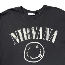 Load image into Gallery viewer, Paul Mark x NIRVANA Classic Logo Spellout Alternative Rock Grunge Band T-Shirt
