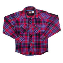 Load image into Gallery viewer, Vintage 90&#39;s Wrangler Cowboy Western Plaid Check Popper Long Sleeve Flannel Shirt
