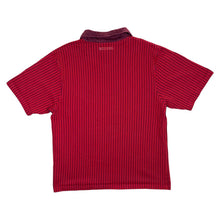 Load image into Gallery viewer, Vintage NIKE Classic Red Striped V-Neck Short Sleeve Polo Shirt
