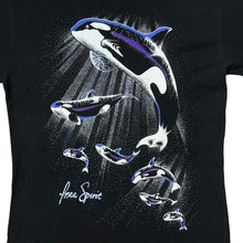 Load image into Gallery viewer, Vintage 90's FREE SPIRIT Killer Whale Orca Nature Wildlife Graphic T-Shirt
