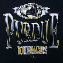 Load image into Gallery viewer, Vintage Jerzees NCAA Purdue Boilermakers College Sports Graphic Black T-Shirt
