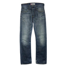 Load image into Gallery viewer, LEVI&#39;S 506 STANDARD Blue Denim Relaxed Straight Leg Jeans
