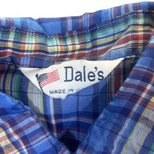 Load image into Gallery viewer, Vintage 90&#39;s Dale&#39;s Made In USA Cowboy Western Plaid Check Pearl Snap Popper Shirt
