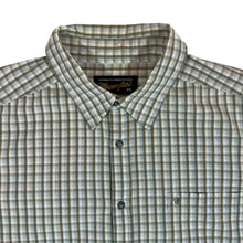 Load image into Gallery viewer, Early 00&#39;s WRANGLER White Khaki Green Plaid Check Long Sleeve Cotton Shirt
