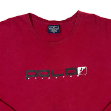 Load image into Gallery viewer, Vintage POLO SPORT RALPH LAUREN Logo Spellout Graphic Distressed Long Sleeve T-Shirt
