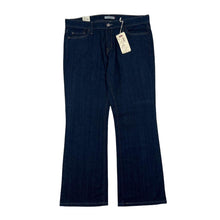 Load image into Gallery viewer, LEVI’S 545 Low Rise Slim Fit Boot Cut Stretch Dark Blue Denim Jeans
