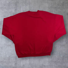 Load image into Gallery viewer, Vintage Jerzees &quot;Jingle Bells&quot; Christmas Festive Novelty Graphic Red Sweatshirt
