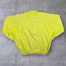 Load image into Gallery viewer, Vintage 90&#39;s Embroidered Tennis International Yellow Shell Cotton Collared Sweatshirt
