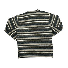 Load image into Gallery viewer, Vintage GEORGE MAN Grandad Multi Striped Acrylic Wool Knit Sweater Jumper
