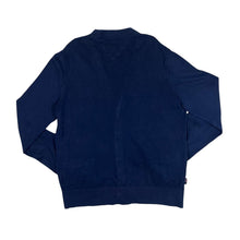 Load image into Gallery viewer, TOMMY HILFIGER Classic Navy Blue Button Cardigan Sweater
