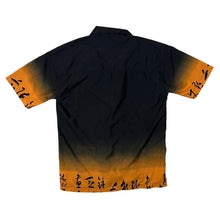 Load image into Gallery viewer, Early 00&#39;s Urban Gear Gothic Y2K Dragon Black Orange Short Sleeve Shirt
