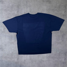 Load image into Gallery viewer, I'm A French Fry Caterpillar Cartoon Novelty Spellout Graphic Navy Blue T-Shirt
