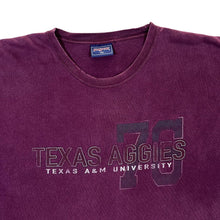 Load image into Gallery viewer, Vintage Jansport TEXAS A&amp;M AGGIES College Logo Spellout Graphic Faded T-Shirt
