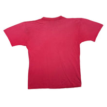 Load image into Gallery viewer, Vintage COCA COLA Embroidered Logo Spellout Distressed Faded Red T-Shirt
