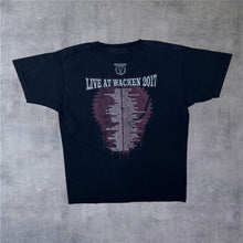 Load image into Gallery viewer, Wacken Records “Live At Wacken 2017” Festival Heavy Metal Punk Hard Rock Band T-Shirt
