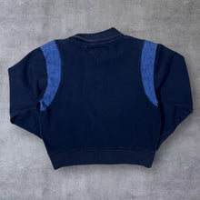 Load image into Gallery viewer, Tommy Hilfiger Denim Embroidered Logo Navy Blue 1/4 Zip Pullover Sweatshirt
