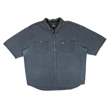 Load image into Gallery viewer, Vintage 90's HARLEY DAVIDSON Embroidered Spellout Biker Heavy Cotton Short Sleeve Shirt
