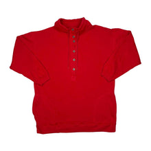 Load image into Gallery viewer, Vintage 90’s CHEETAH Made In Hong Kong Basic Blank Essential 1/2 Button Sweatshirt
