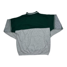 Load image into Gallery viewer, Vintage 90’s KNIGHTSBRIDGE Striped Colour Block Collared Sweatshirt

