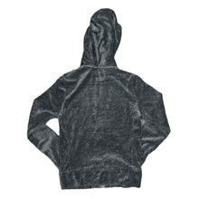 Load image into Gallery viewer, UNIQLO Classic Basic Essential Velvet Velour Zip Hooded Tracksuit Top
