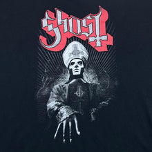 Load image into Gallery viewer, GHOST Classic Logo Spellout Graphic Hard Rock Heavy Metal Music Band Black T-Shirt
