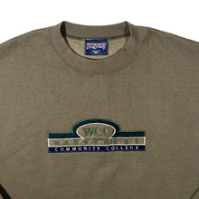 Load image into Gallery viewer, Vintage Jansport WCC Waubonsee Community College Embroidered Made In USA Brown Sweatshirt
