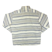 Load image into Gallery viewer, Vintage COMEN Patterned Striped Long Sleeve Button-Up Flannel Shirt
