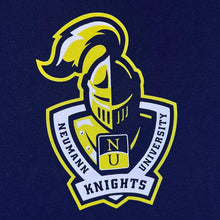 Load image into Gallery viewer, NEUMANN UNIVERSITY KNIGHTS College Sports Graphic Navy Blue T-Shirt
