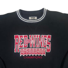 Load image into Gallery viewer, Vintage Legends NHL Detroit Red Wings Embroidered Ice Hockey Black Sweatshirt
