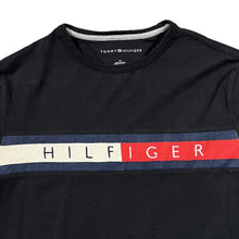 Load image into Gallery viewer, TOMMY HILFIGER Embroidered Big Spellout Logo Panel Short Sleeve T-Shirt
