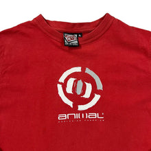 Load image into Gallery viewer, Early 00&#39;s ANIMAL Worldwide Freeride Classic Surfer Logo Spellout Graphic Long Sleeve T-Shirt
