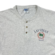 Load image into Gallery viewer, Vintage 90&#39;s LAS VEGAS &quot;Nevada&quot; Souvenir Graphic Long Sleeve Henley Button T-Shirt
